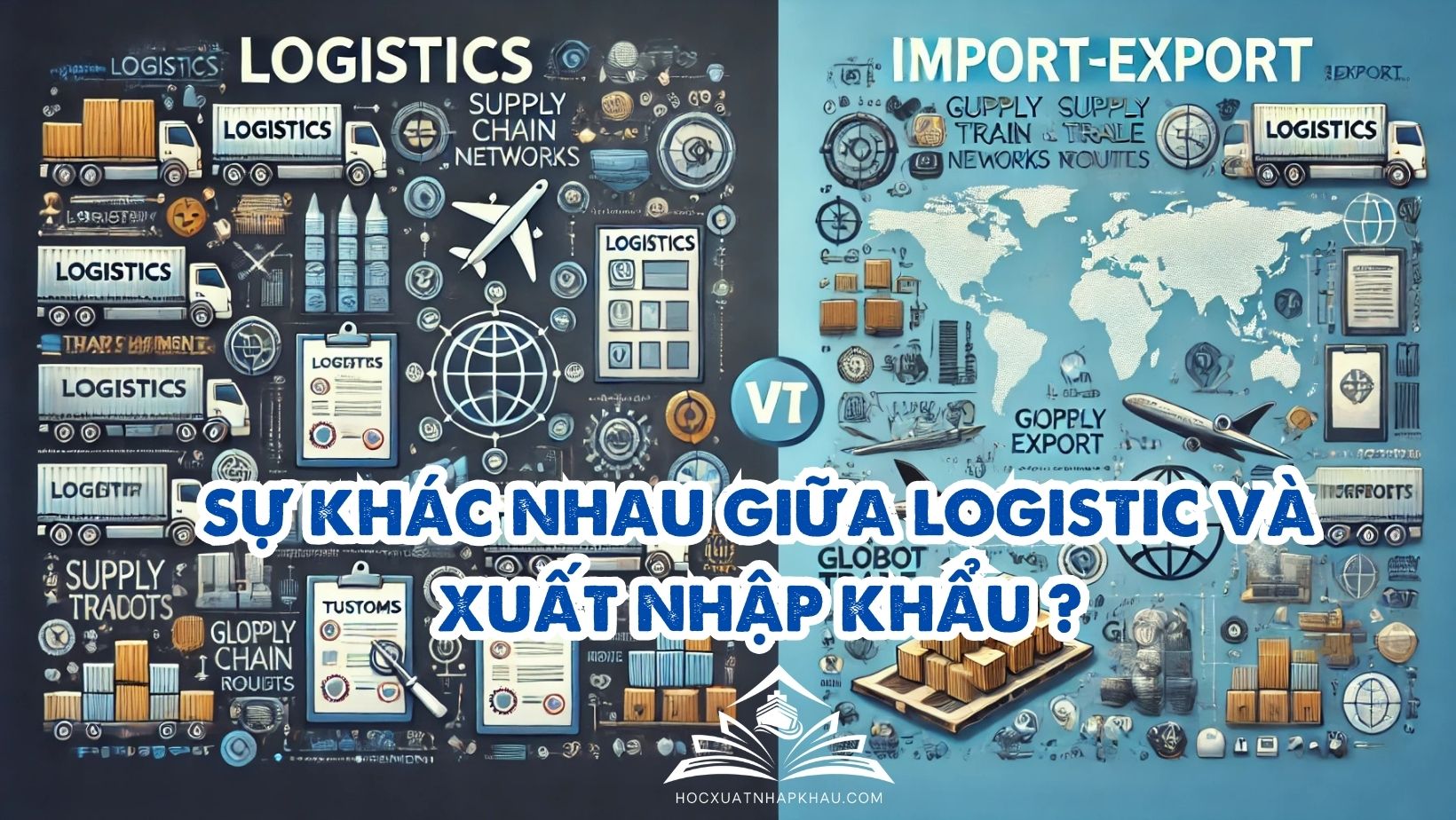 SỰ KHÁC NHAU GIỮA LOGISTIC VÀ XUẤT NHẬP KHẨU ?
