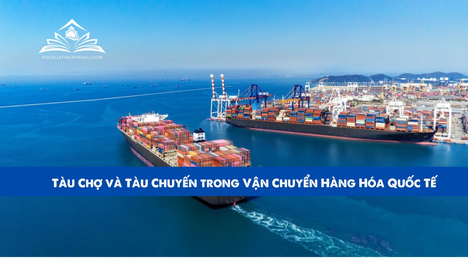 Tàu Chợ và Tàu Chuyến trong Vận Chuyển Hàng Hóa Quốc Tế