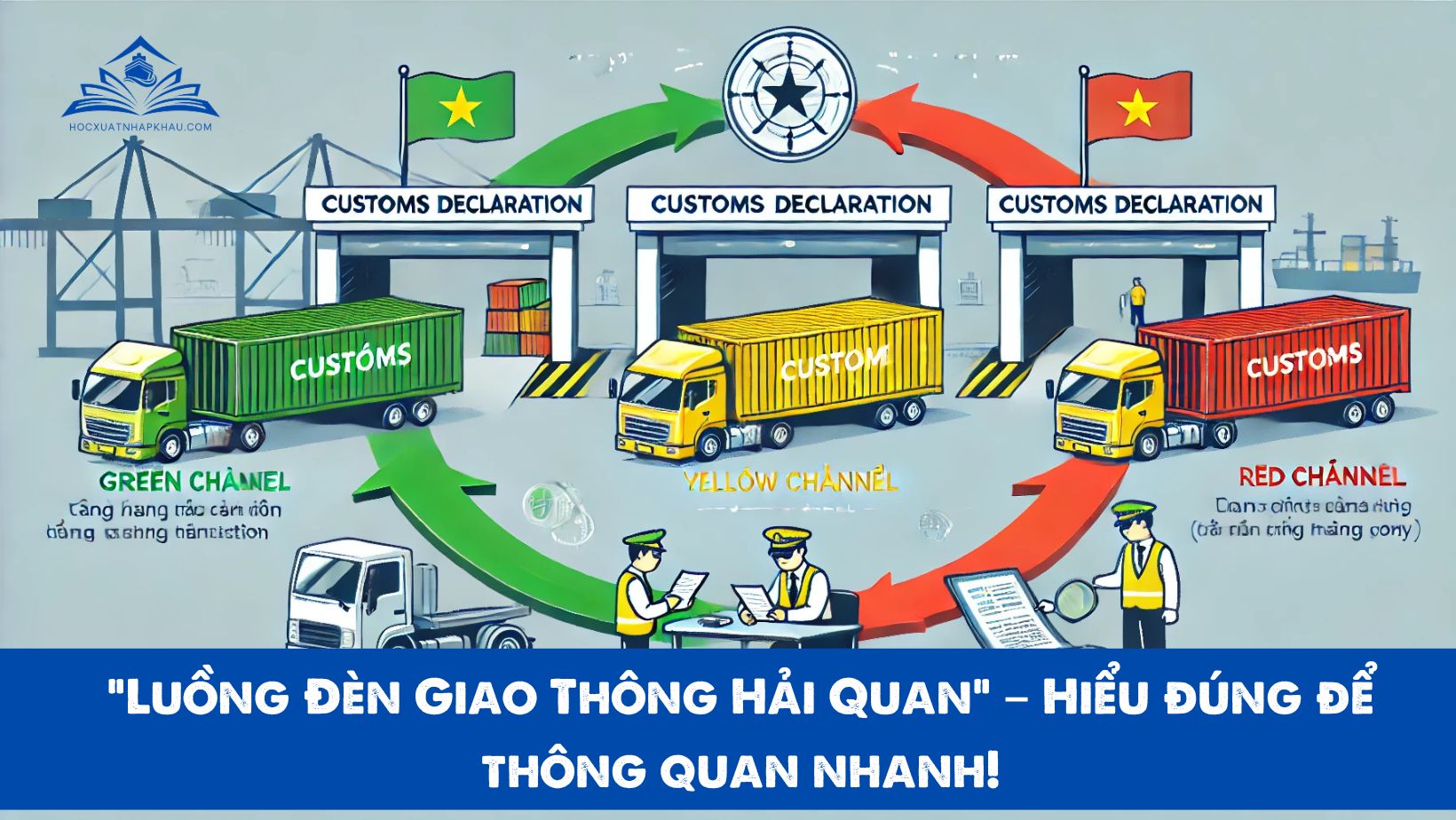 “Luồng Đèn Giao Thông Hải Quan” – Hiểu đúng để thông quan nhanh!